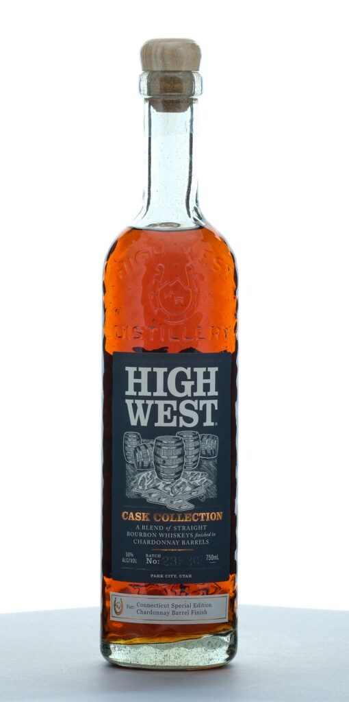 High West Cask Collection Connecticut Special Edition Chardonnay Barrel Finish Straight Bourbon Blend Batch No 23F20