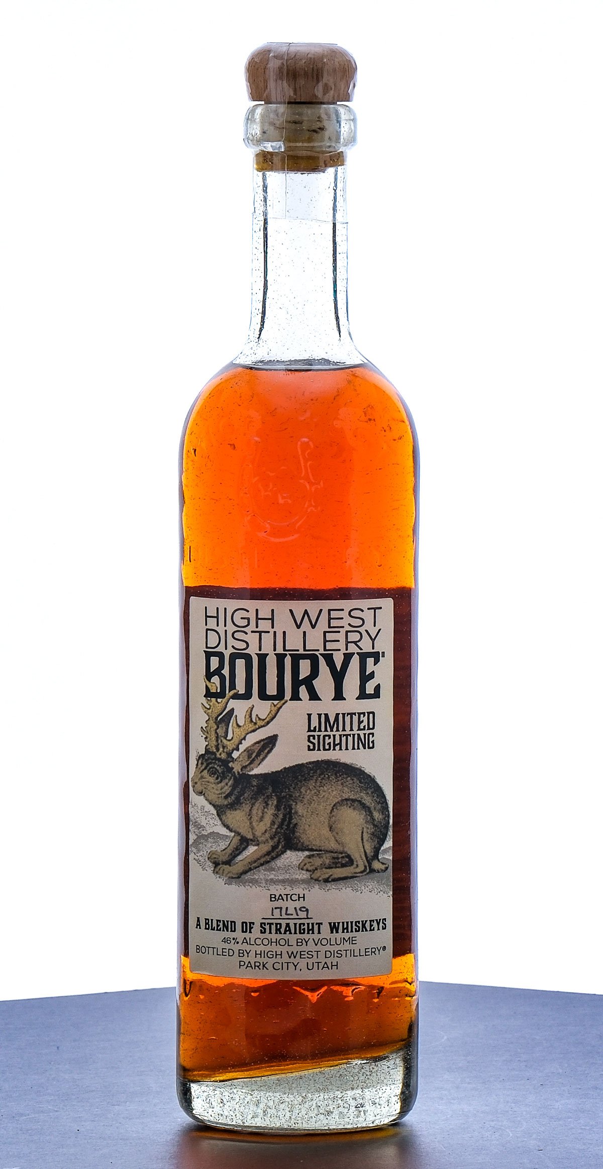 High West Distillery Bourye Limited Sighting Whiskey Batch 17L19 2017
