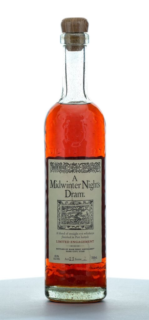 High West Midwinter Night's Dram Straight Rye Blend Act 11, Scene 2