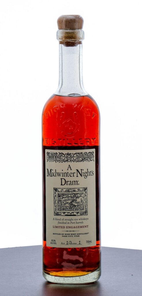 High West Midwinter Nights Dram Act 10, Scene 1 Rye Whiskey (2022)