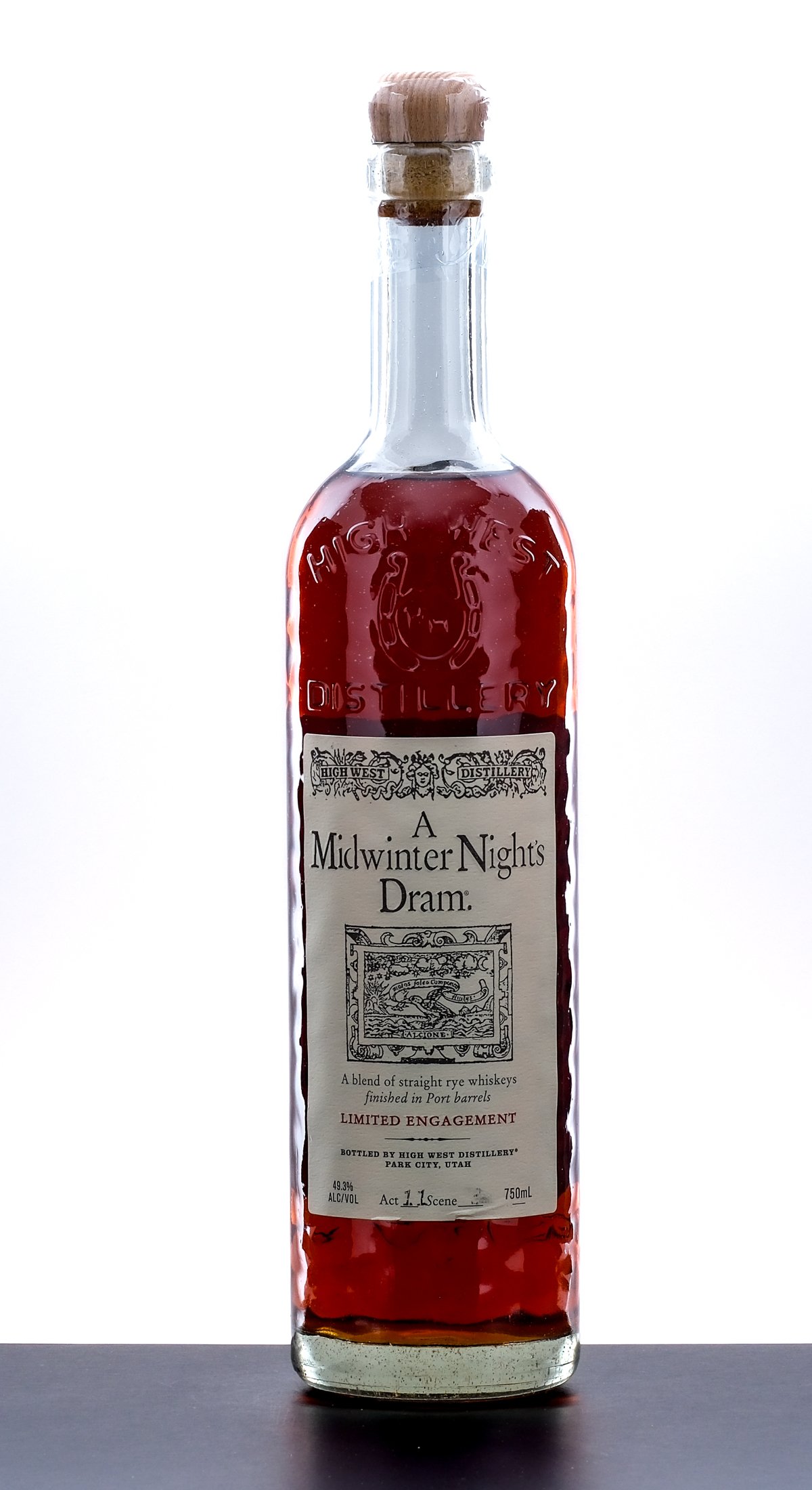 High West Midwinter Nights Dram Act 10, Scene 1 Rye Whiskey 2022