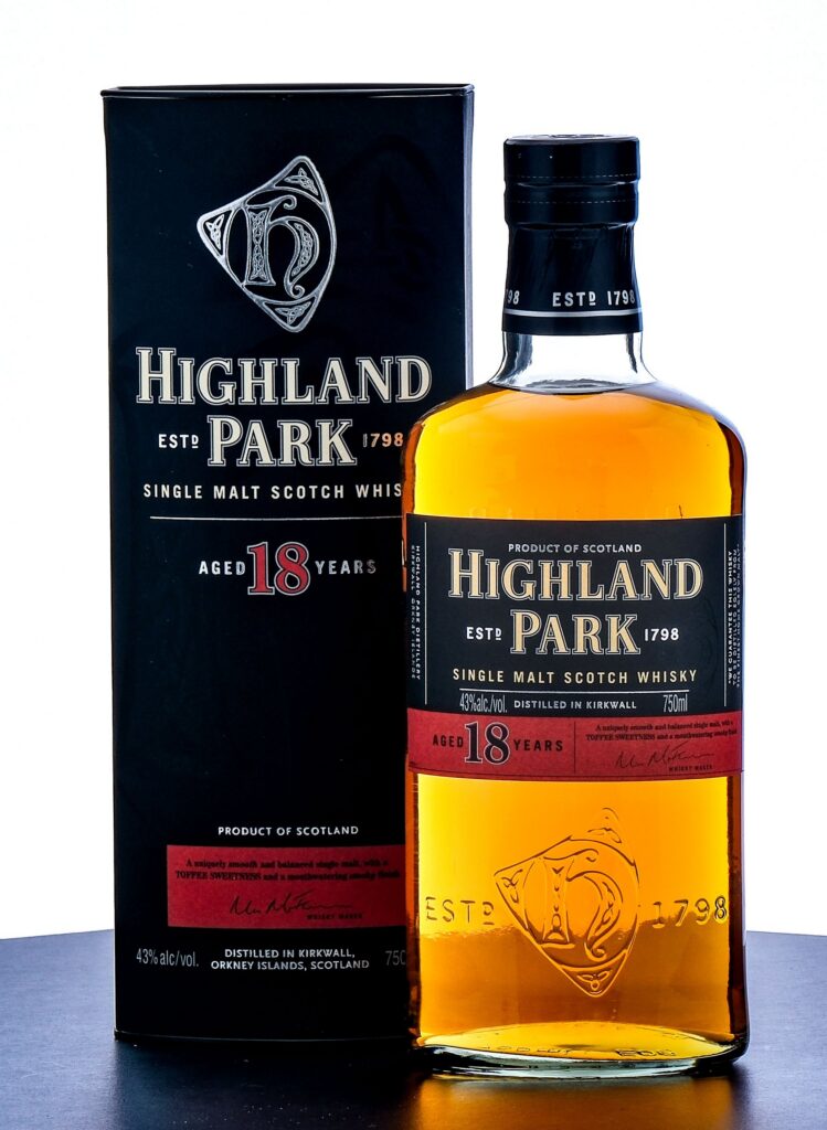 Highland Park 18 Year Old Single Malt Scotch
