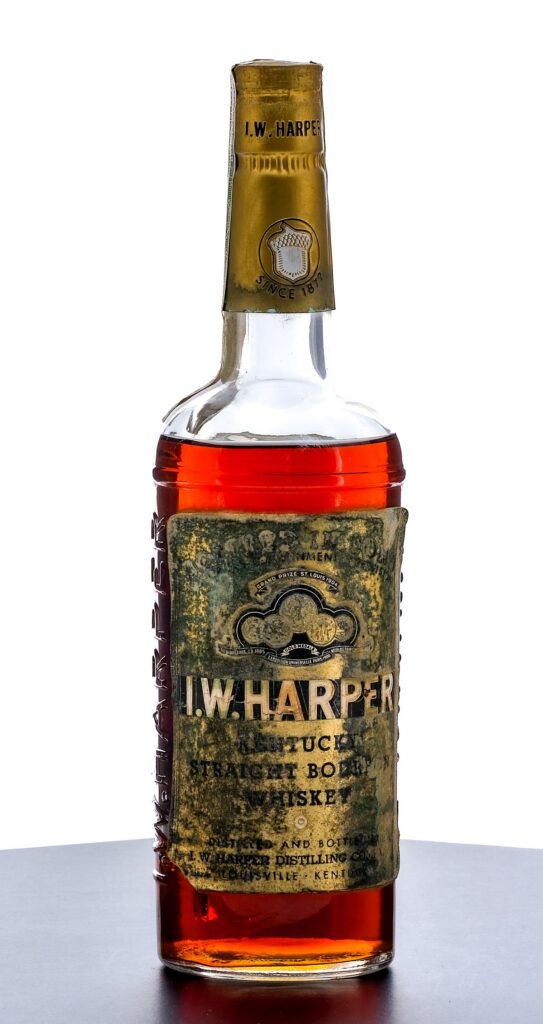 I.W. Harper Kentucky Straight Bourbon Vintage Bottle 1963