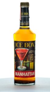 Ice Box Ready to Serve Manhattan Vintage Bottle