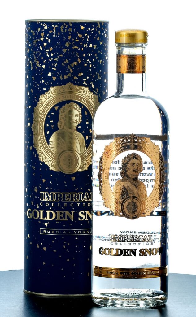 Imperial Collection Golden Snow Russian Vodka 1L