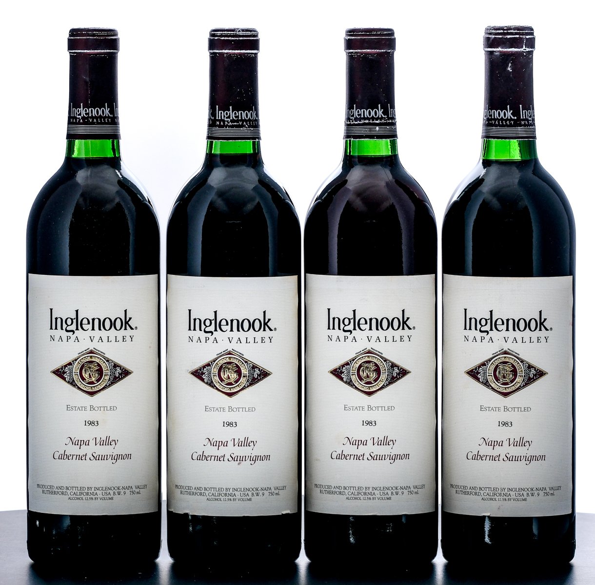 Inglenook Cabernet Sauvignon 1983 Group (4 Bottles)