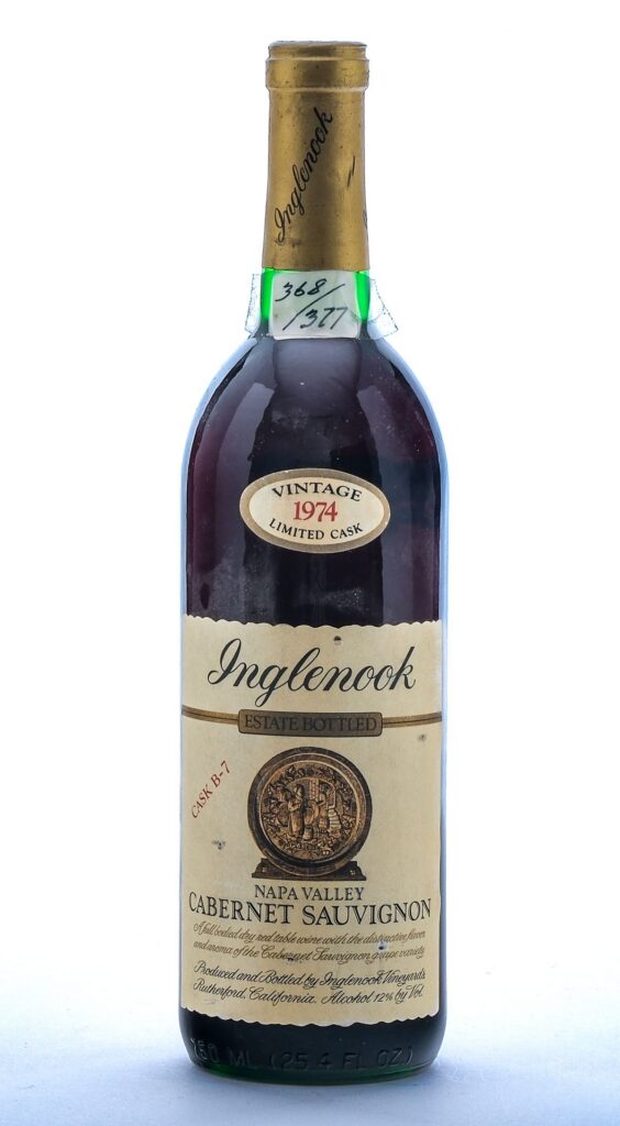 Inglenook Limited Cask Napa Valley Cabernet Sauvignon 1974