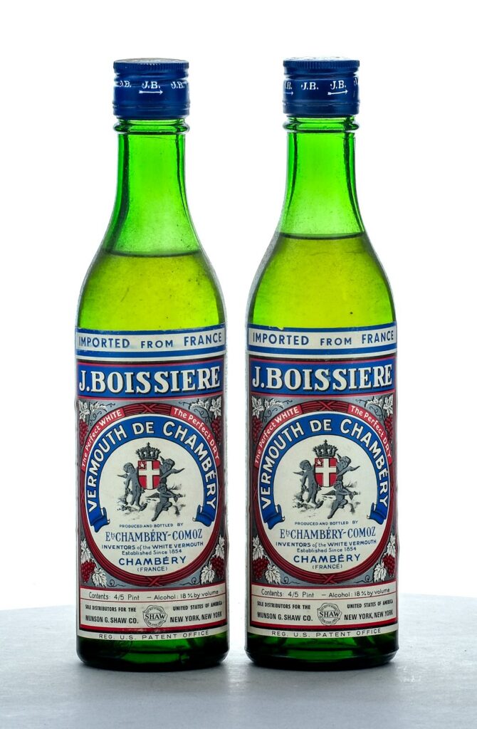 J. Boissier Vermouth de Chambery Vintage Bottle Group (2x 4/5 Pint Bottles)