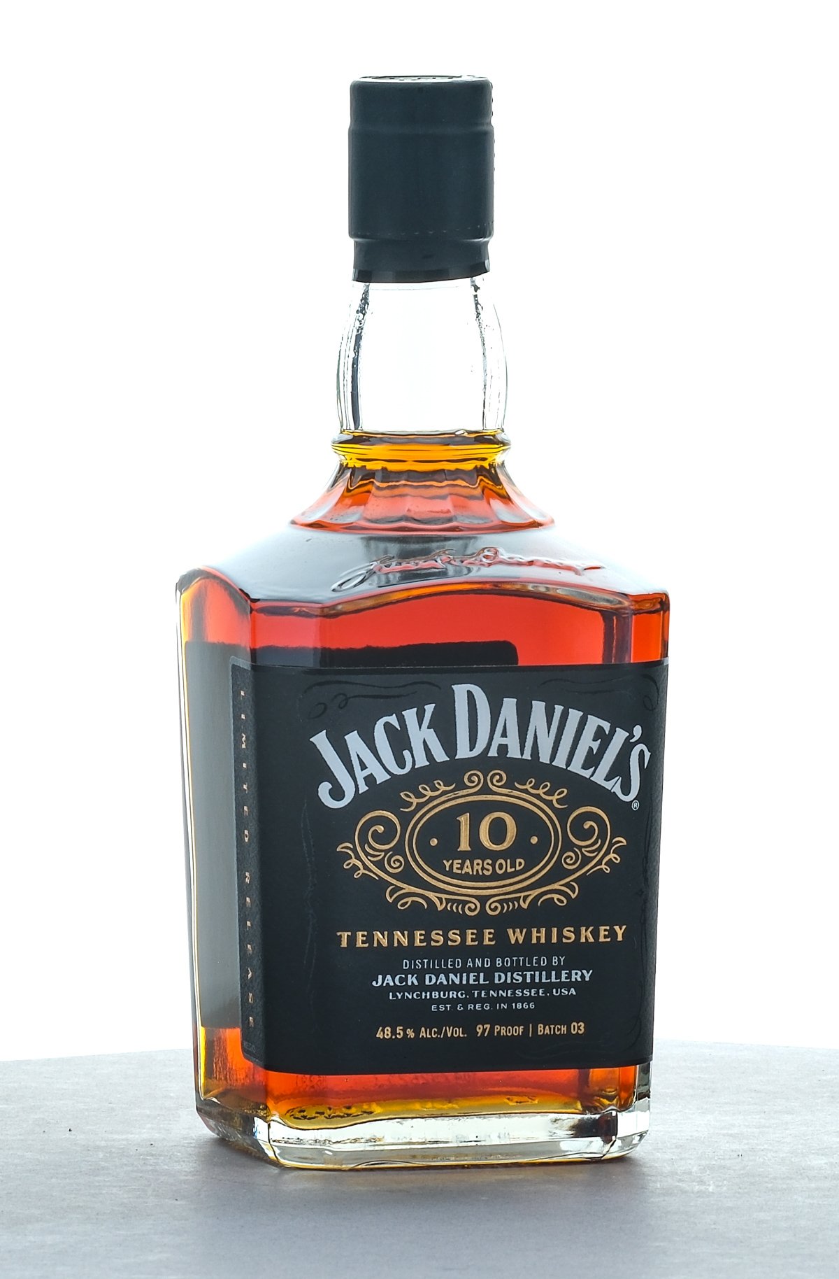 Jack Daniel's 10 Year Tennessee Whiskey Batch 03