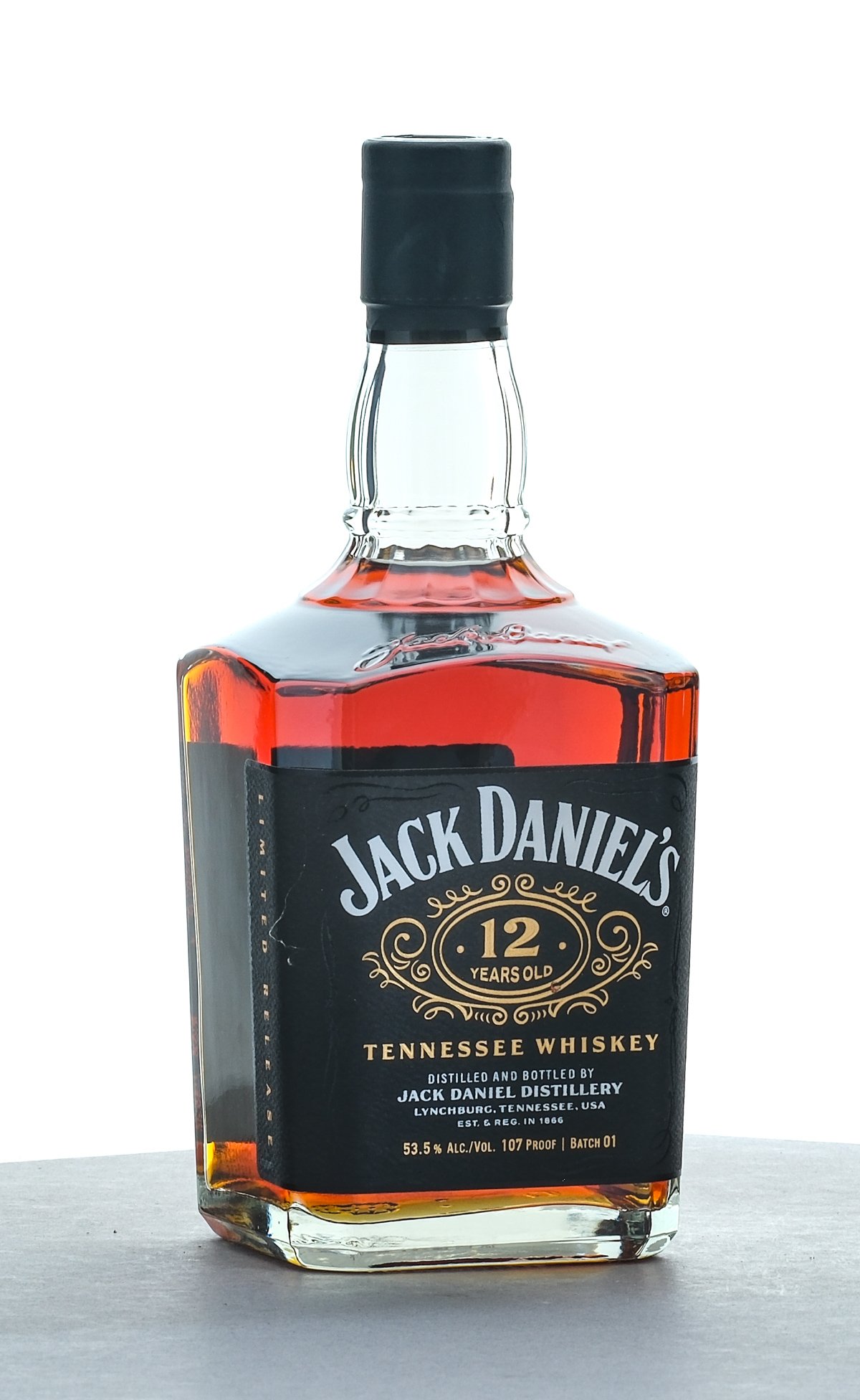 Jack Daniel's 12 Year Tennessee Whiskey Batch 01