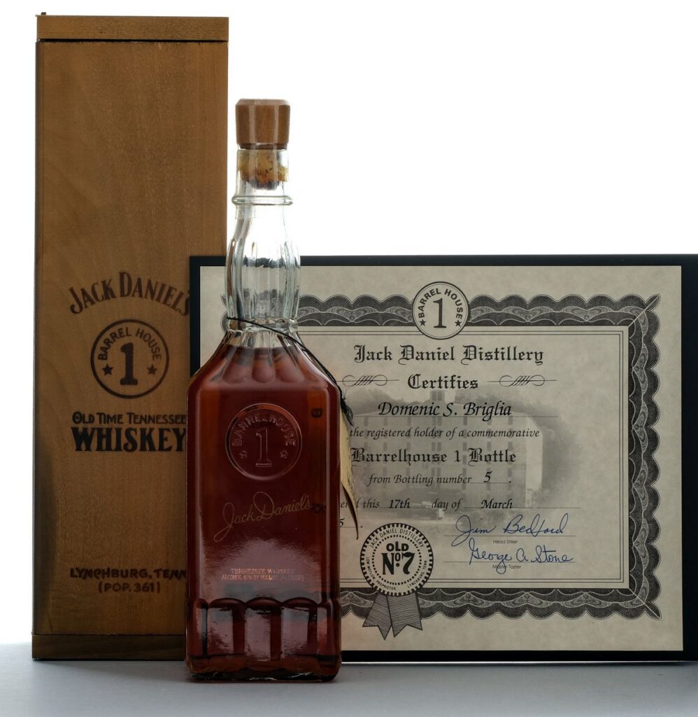 Jack Daniel's Barrel House 1 Small Batch Old Time Tennessee Whiskey 1994 Vintage Bottle
