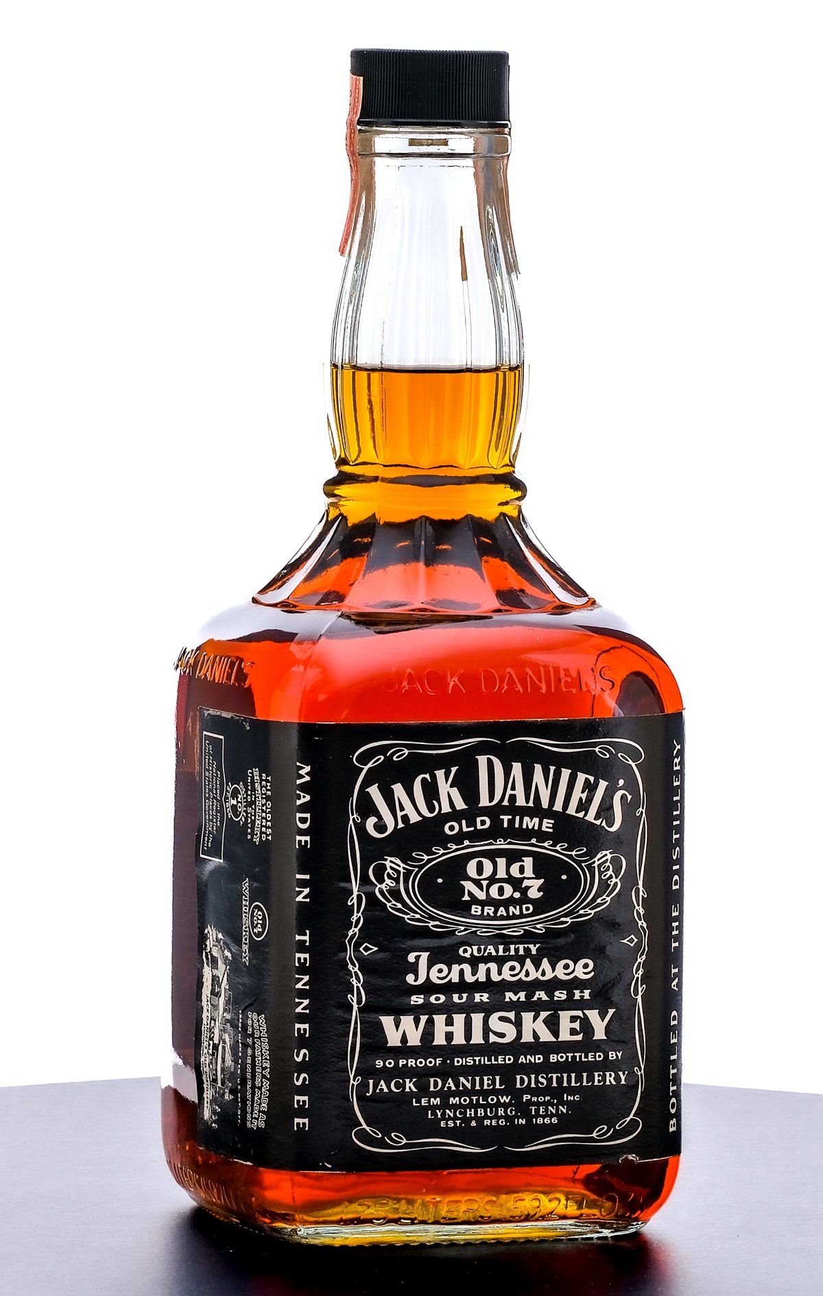 Jack Daniel's Old No. 7 Brand Sour Mash Whiskey Vintage 1.75L Bottle