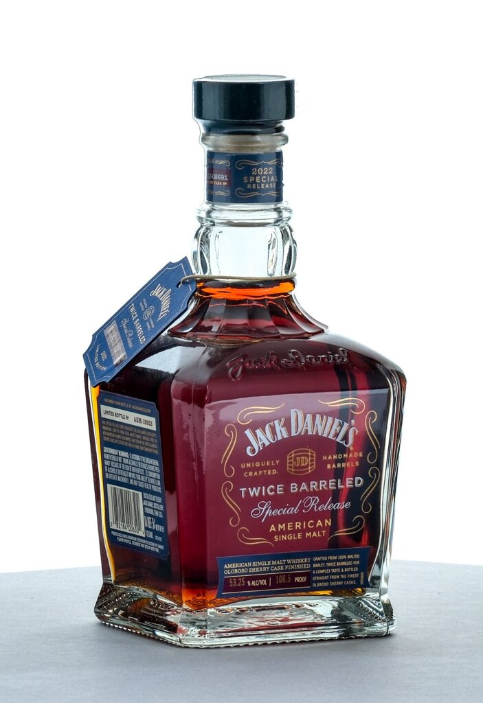 Jack Daniel's Twice Barreled Special Release American Single Malt Whiskey 2022