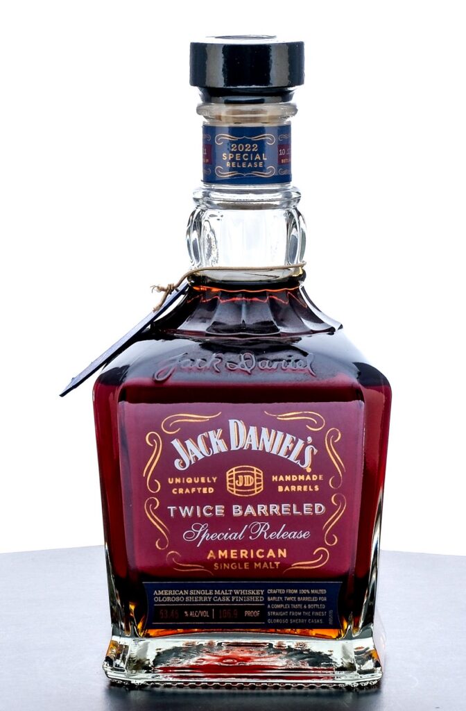 Jack Daniel's Twice Barreled Special Release American Single Malt Whiskey 2022