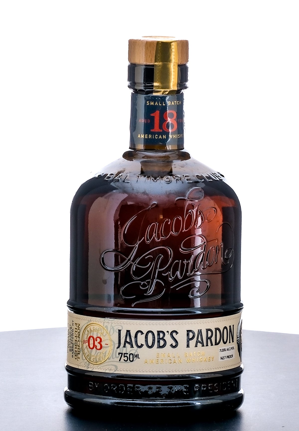Jacob's Pardon 18 Year Small Batch American Whiskey Recipe No 3 (2023)