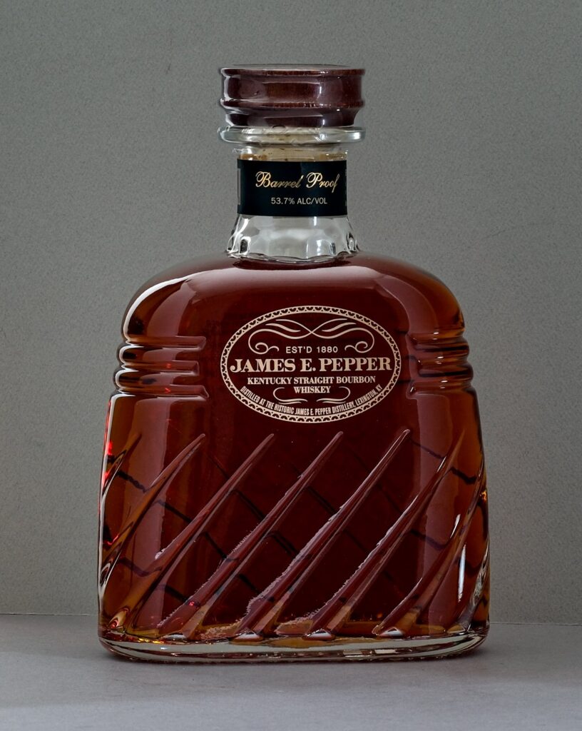 James E. Pepper Barrel Proof Straight Bourbon Batch No. 0010