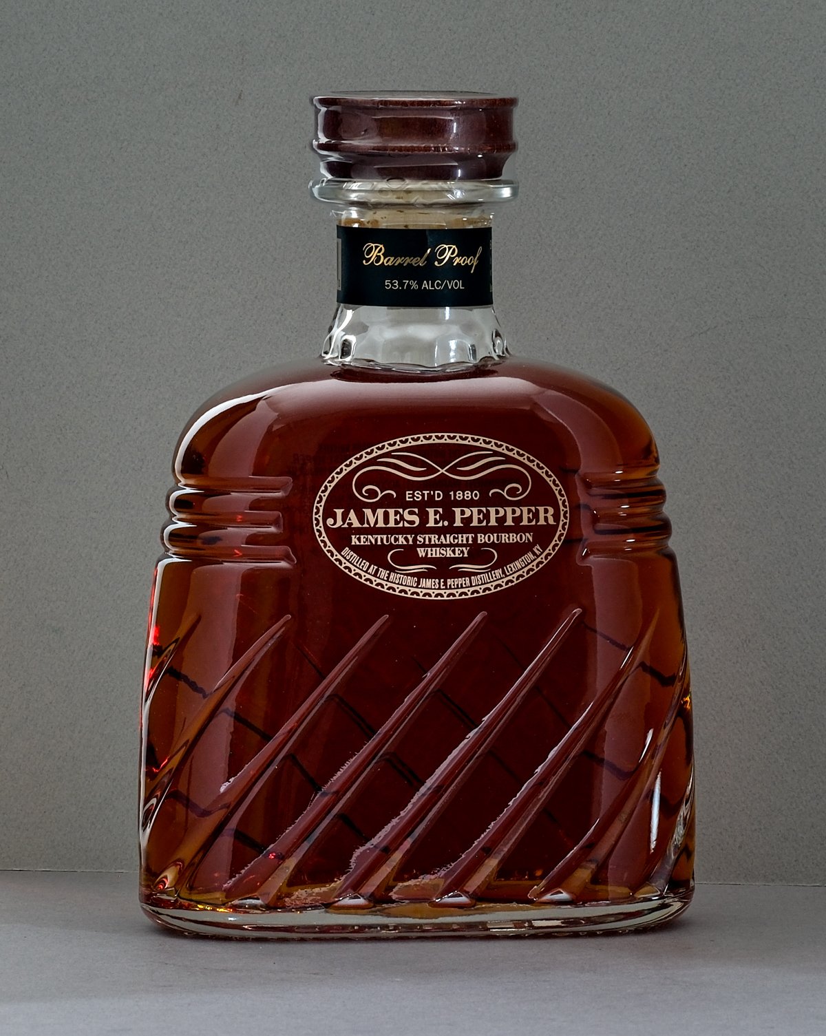 James E. Pepper Barrel Proof Straight Bourbon Batch No. 0010