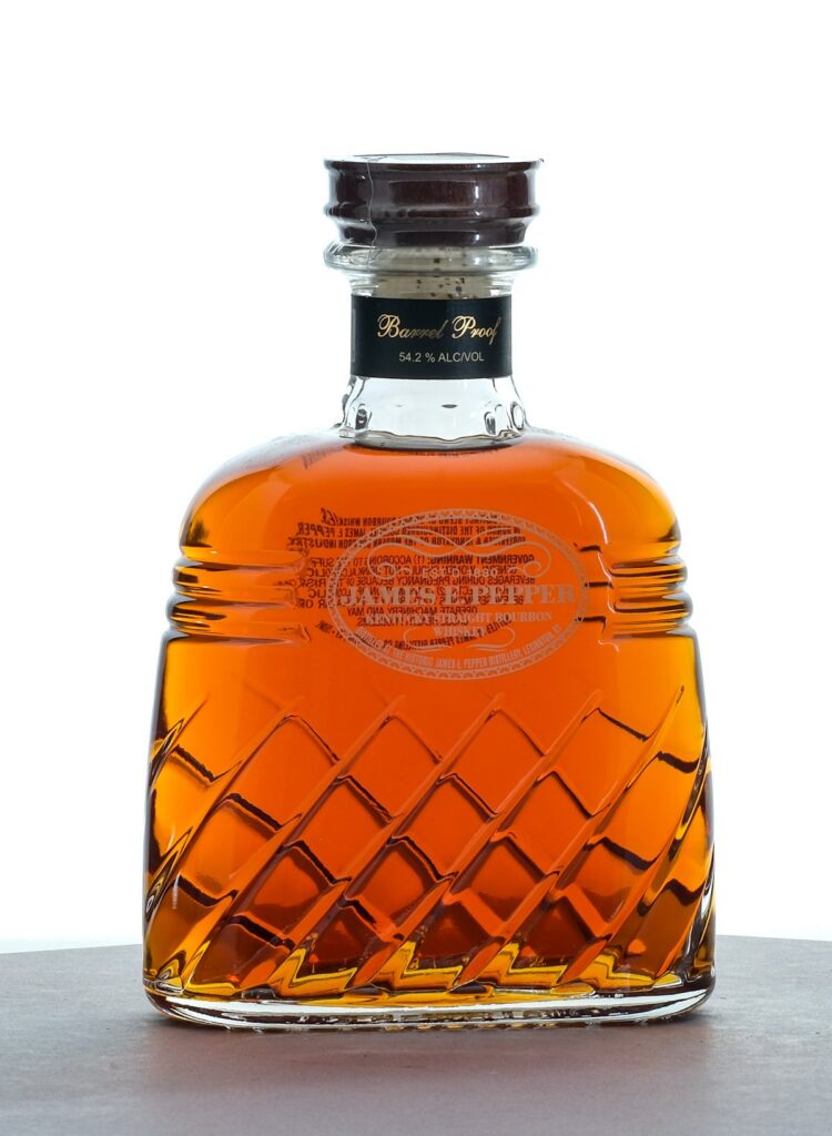 James E. Pepper Barrel Proof Straight Bourbon Batch No. 0030