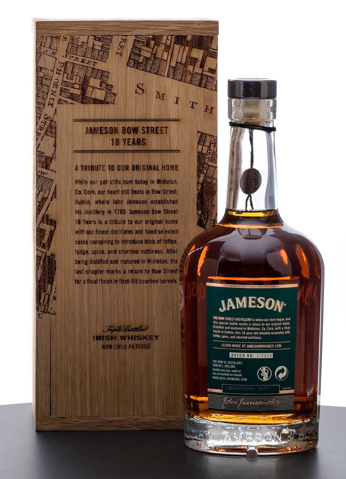 Jameson Bow Street 18 Year Cask Strength Irish Whiskey