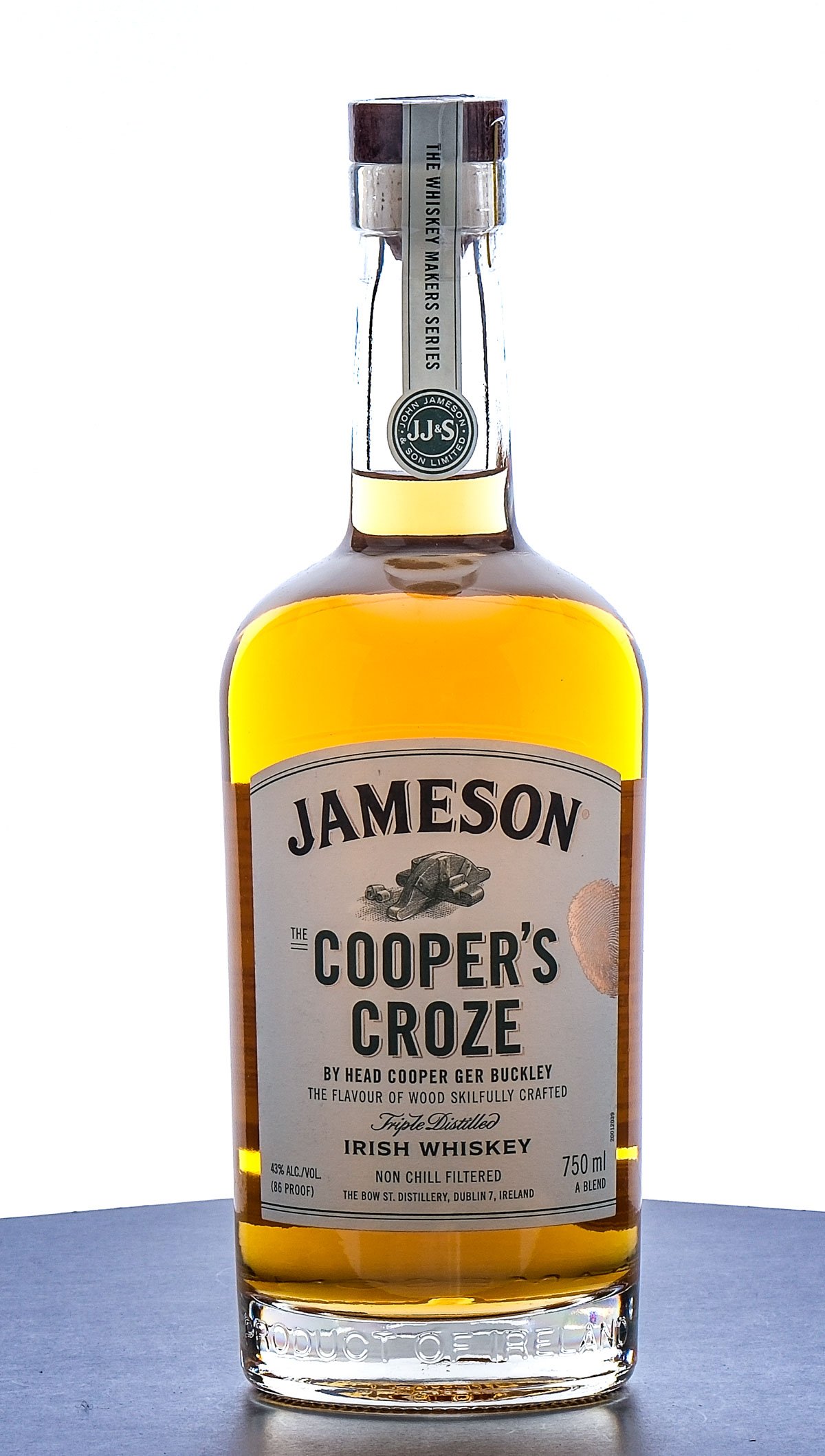 Jameson Coopers Croze Triple Distilled Irish Whiskey
