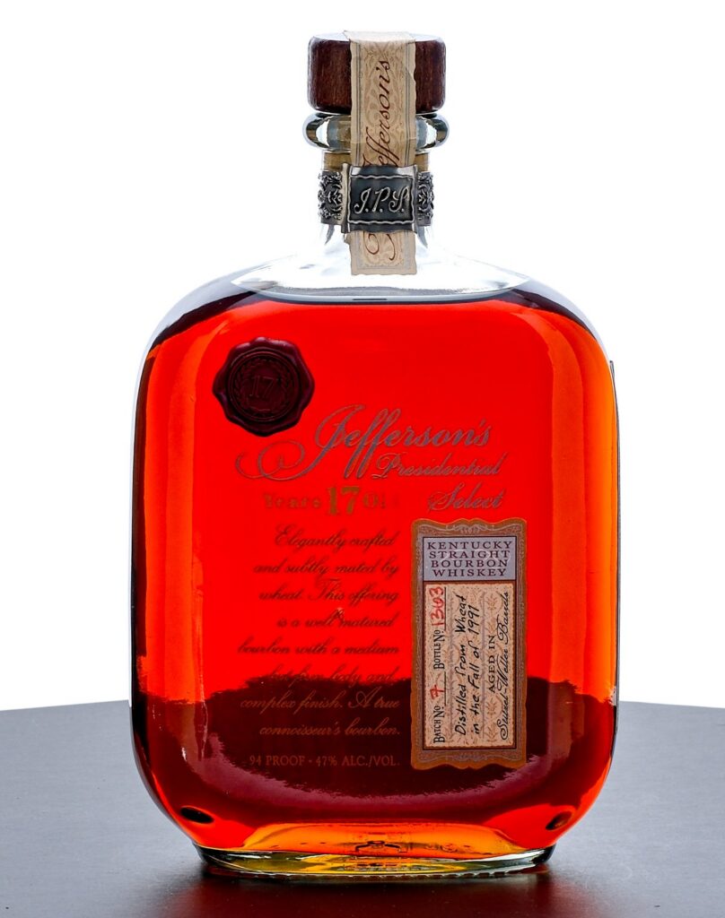 Jefferson's 17 Year Old Presidential Select Straight Bourbon