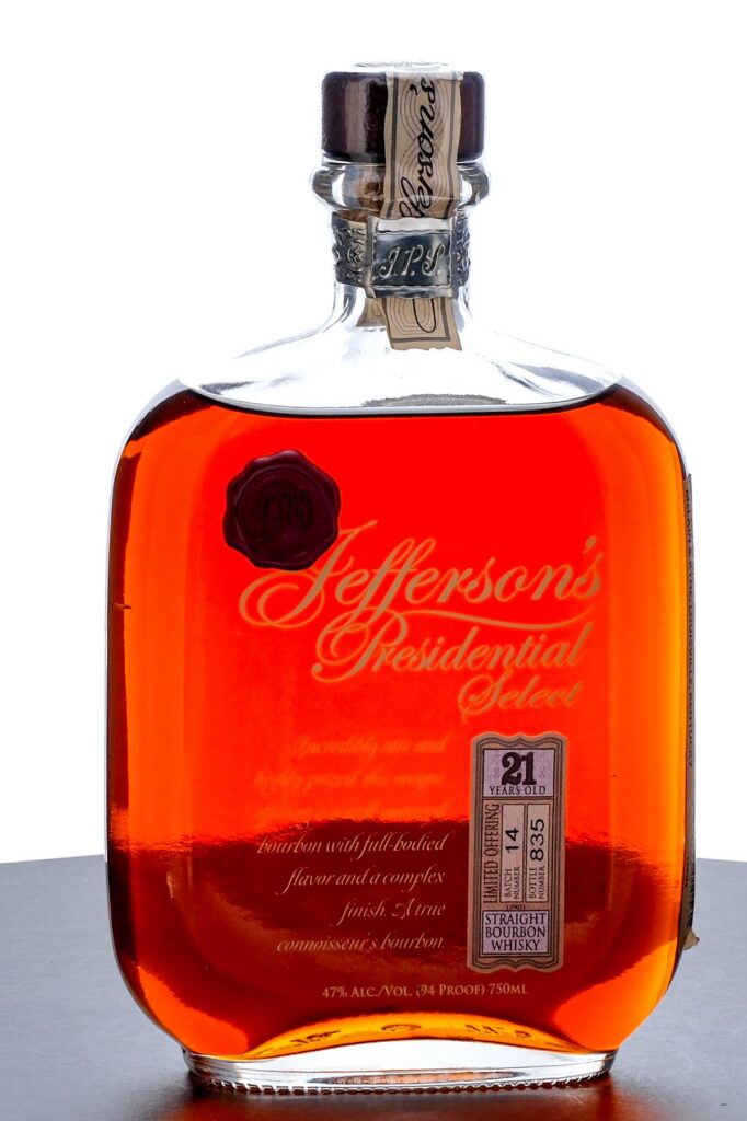 Jefferson's 21 Year Old Presidential Select Straight Bourbon 2013