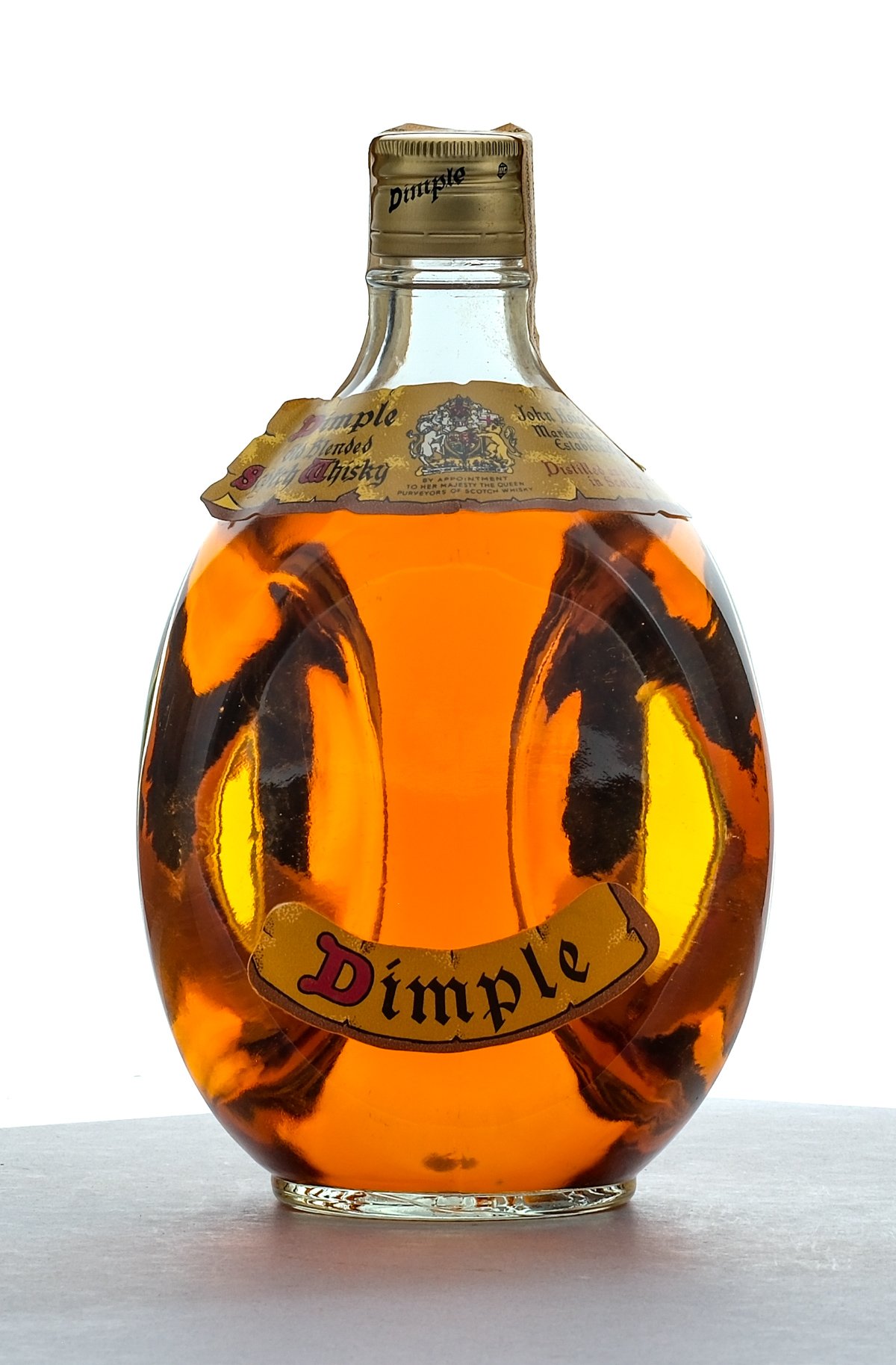John Haig Dimple Old Blended Scotch Whisky Vintage Bottle