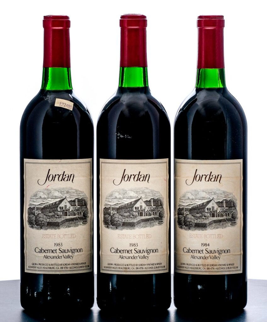 Jordan Cabernet Sauvignon 1983 Group (3 Bottles)