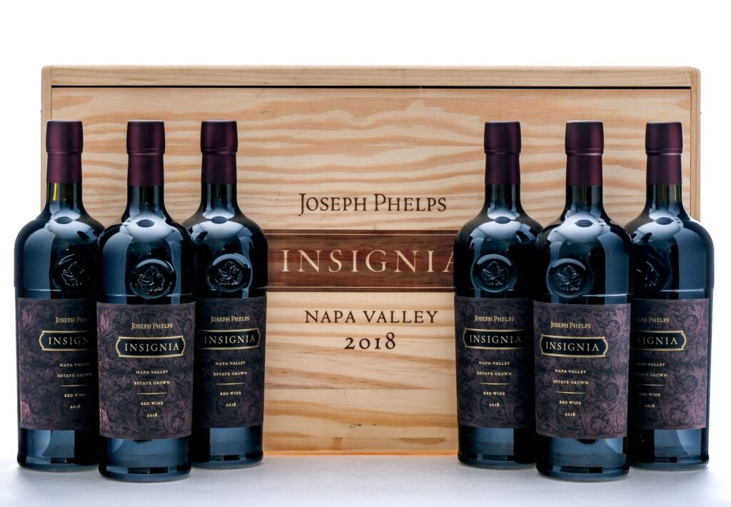 Joseph Phelps Insignia Napa Valley Red Wine 2018 Case (6 Bottles)