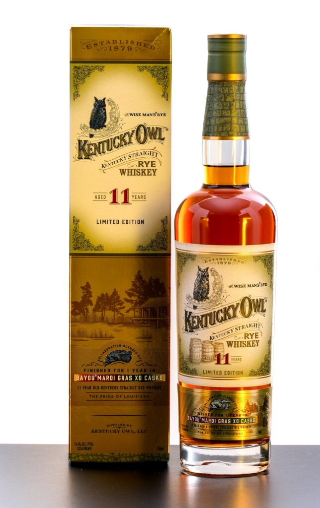 Kentucky Owl 11 Yr Bayou Mardis Gras XO Casks Finish Straight Rye