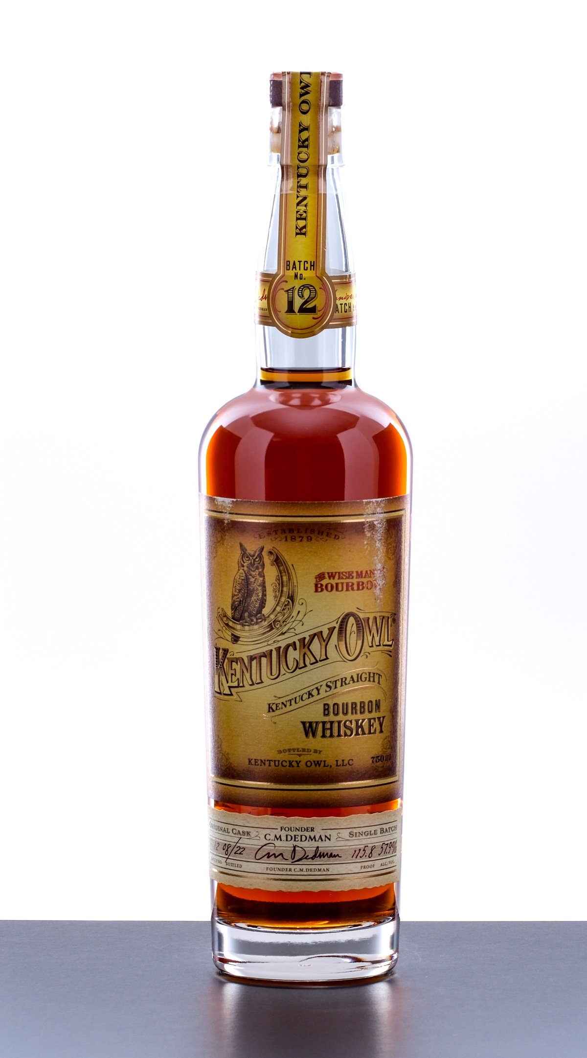 Kentucky Owl Batch 12 Straight Bourbon Whiskey 2022