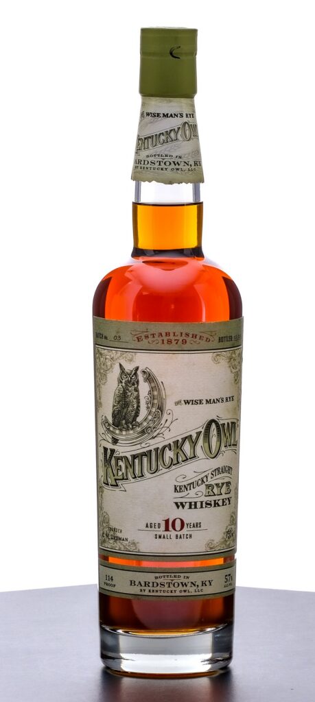 Kentucky Owl Small Batch 10 Year Kentucky Straight Rye Batch 03, 2018