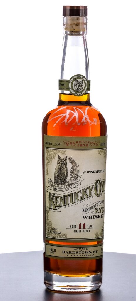 Kentucky Owl Small Batch Straight Rye 11 Year Batch No 2,   2018