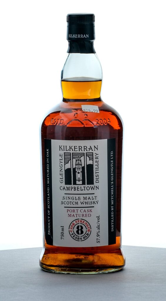 Kilkerran 8 Year Port Cask Matured Cask Strength Single Malt Scotch 2022