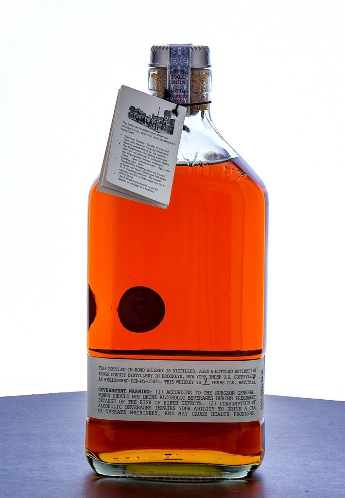 Kings County Bottled In Bond Bourbon 7 Year Batch R
