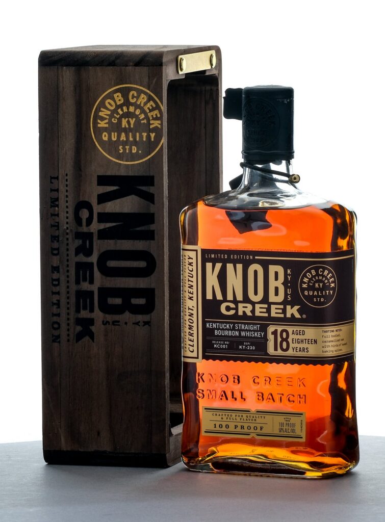 Knob Creek 18 Year Limited Edition Small Batch Straight Bourbon Release No/ KC002