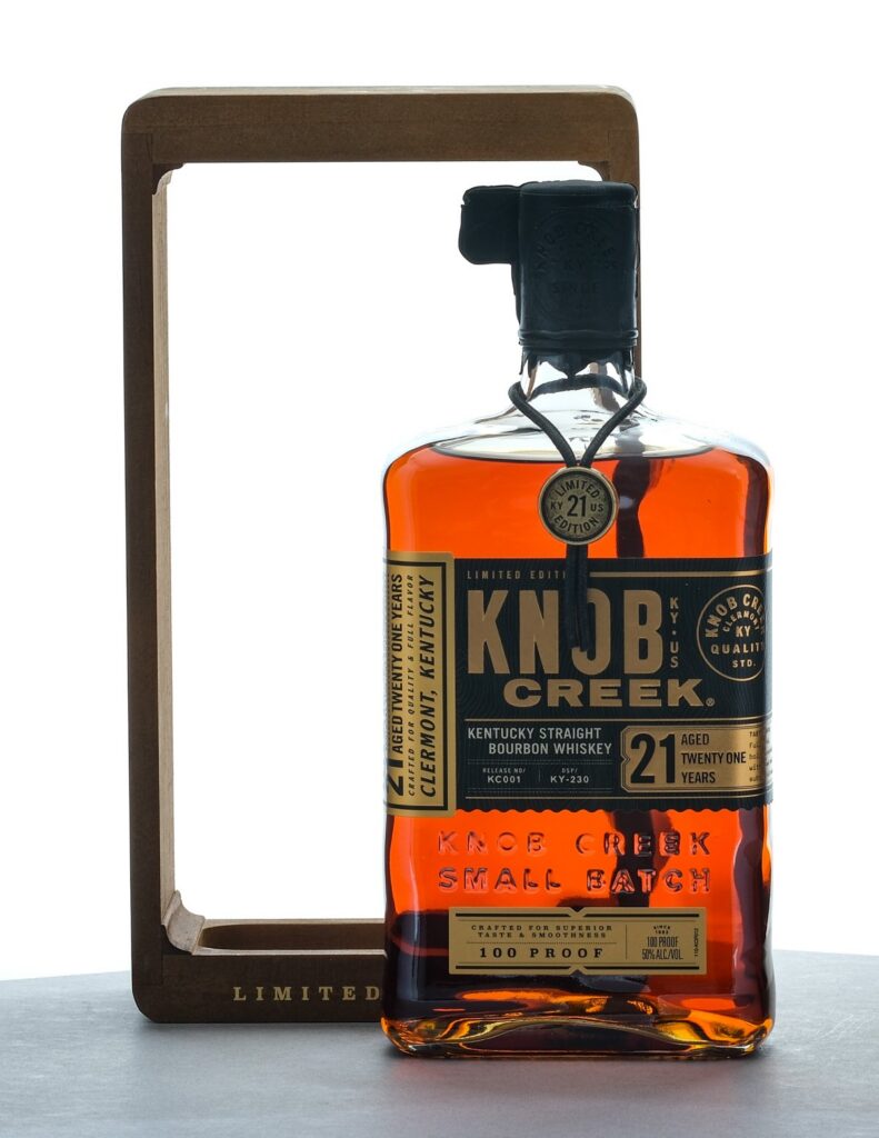Knob Creek 21 Year Limited Edition Small Batch Straight Bourbon Release No/ KC001