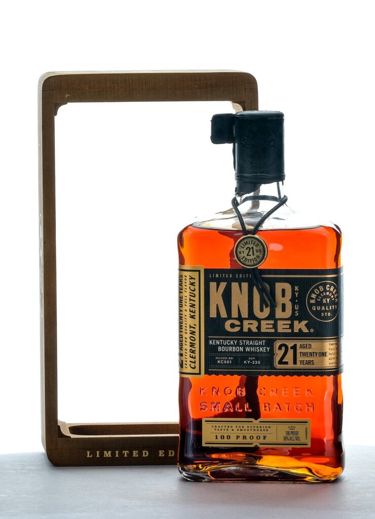 Knob Creek 21 Year Limited Edition Small Batch Straight Bourbon Release No/ KC001
