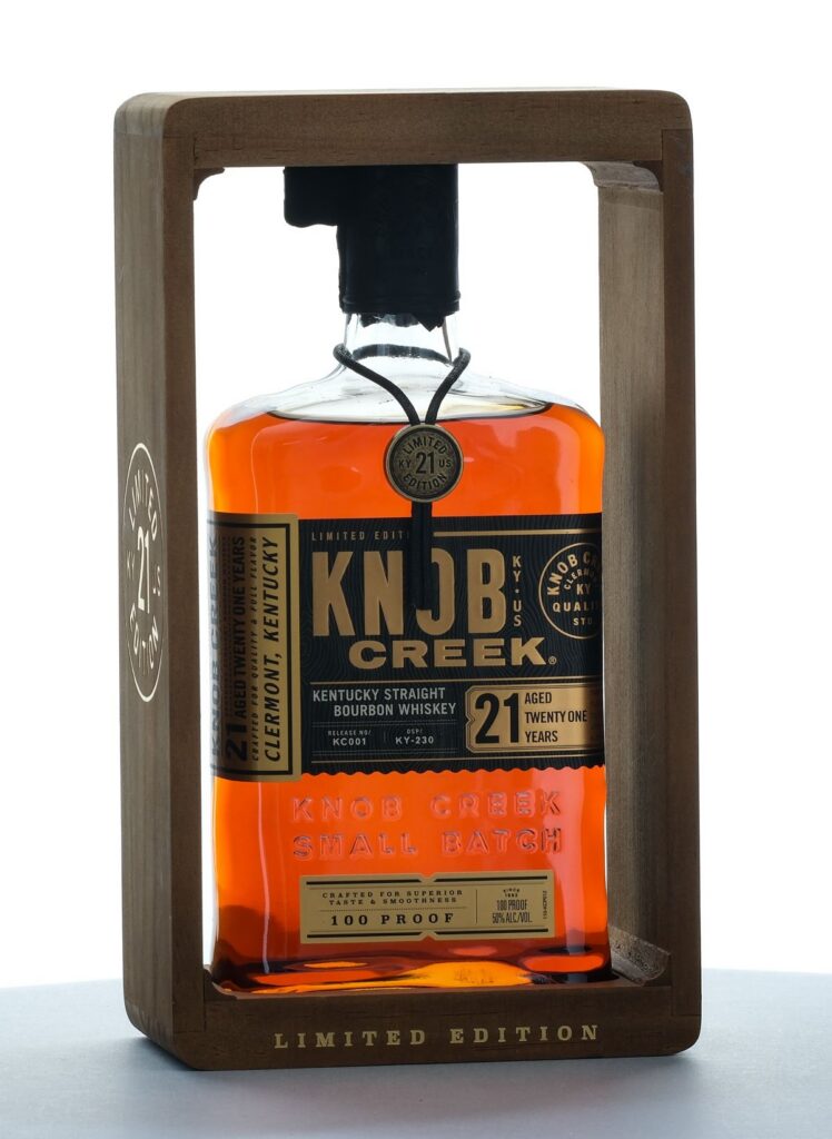 Knob Creek 21 Year Limited Edition Straight Bourbon Release No KC001