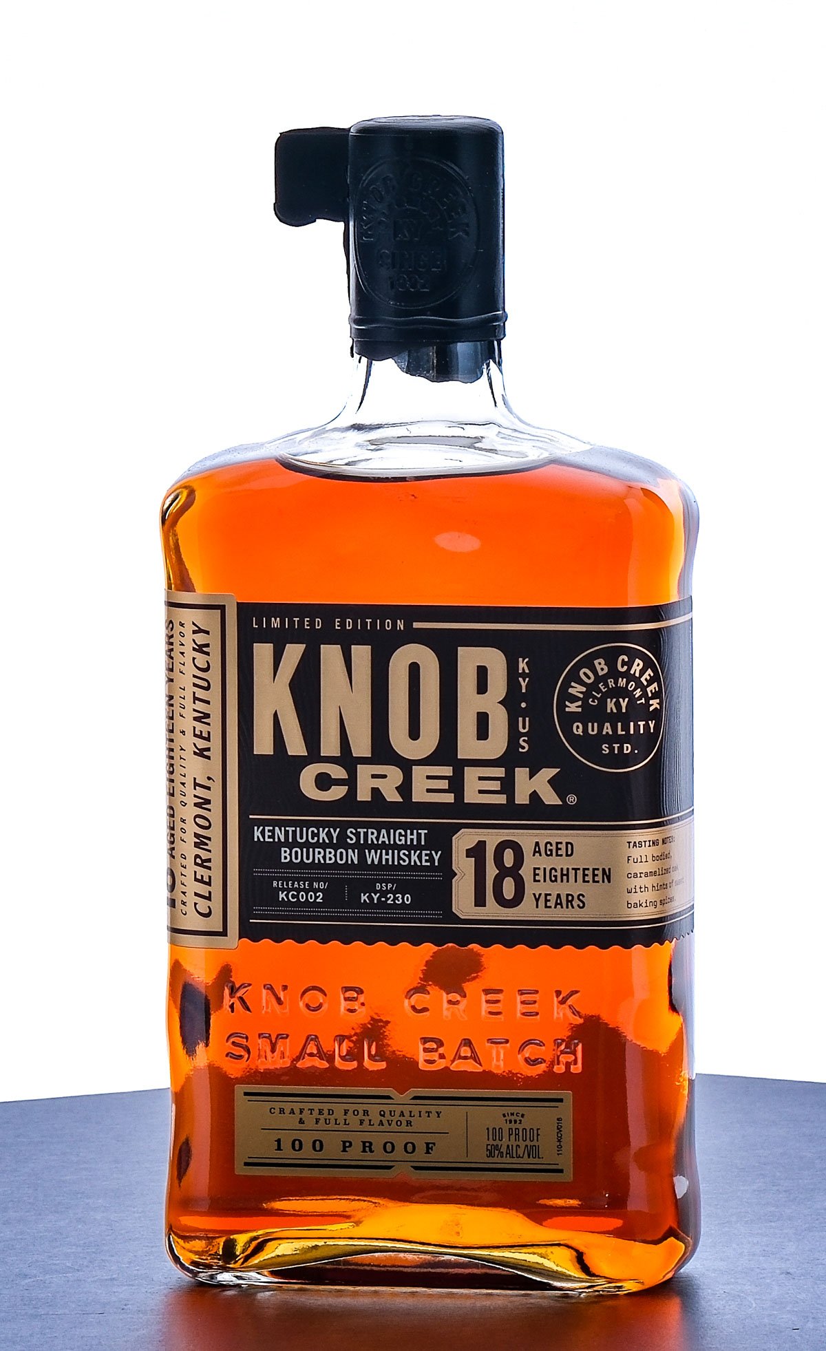Knob Creek Limited Edition 18 Year Small Batch Bourbon (Release No/ KC002)