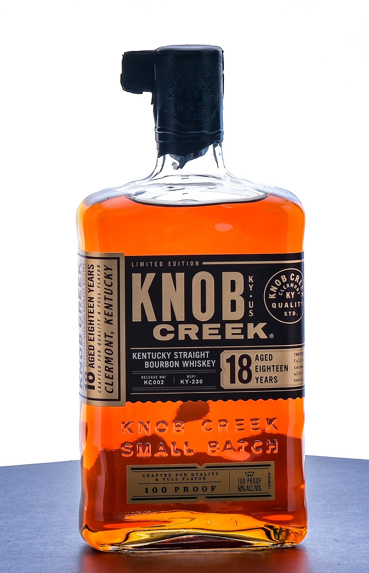 Knob Creek Limited Edition 18 Year Small Batch Bourbon (Release No/ KC002)