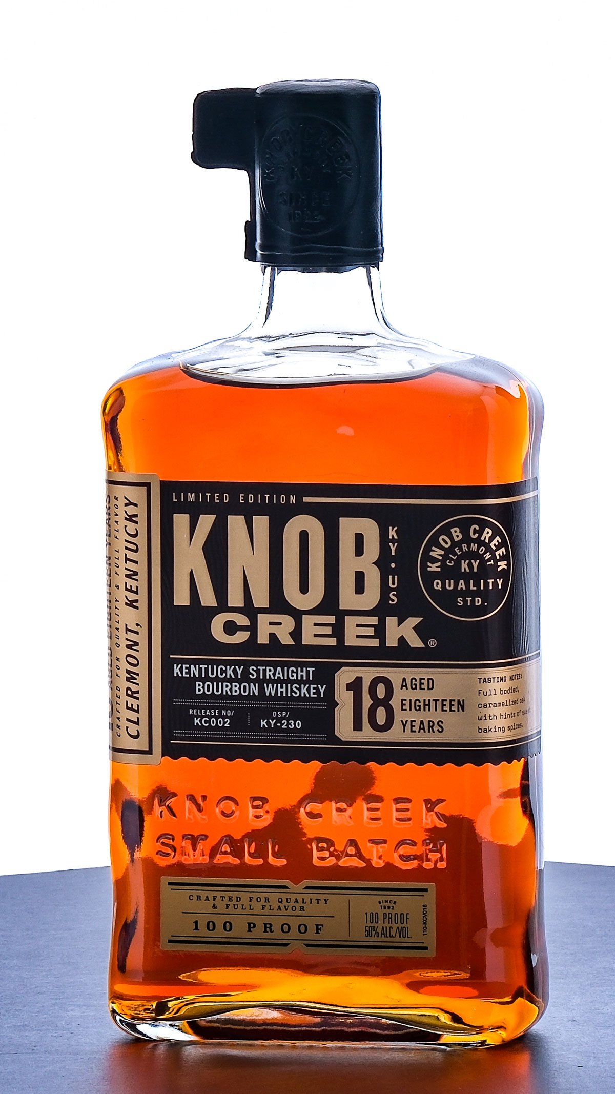 Knob Creek Limited Edition 18 Year Small Batch Bourbon (Release No/ KC002)