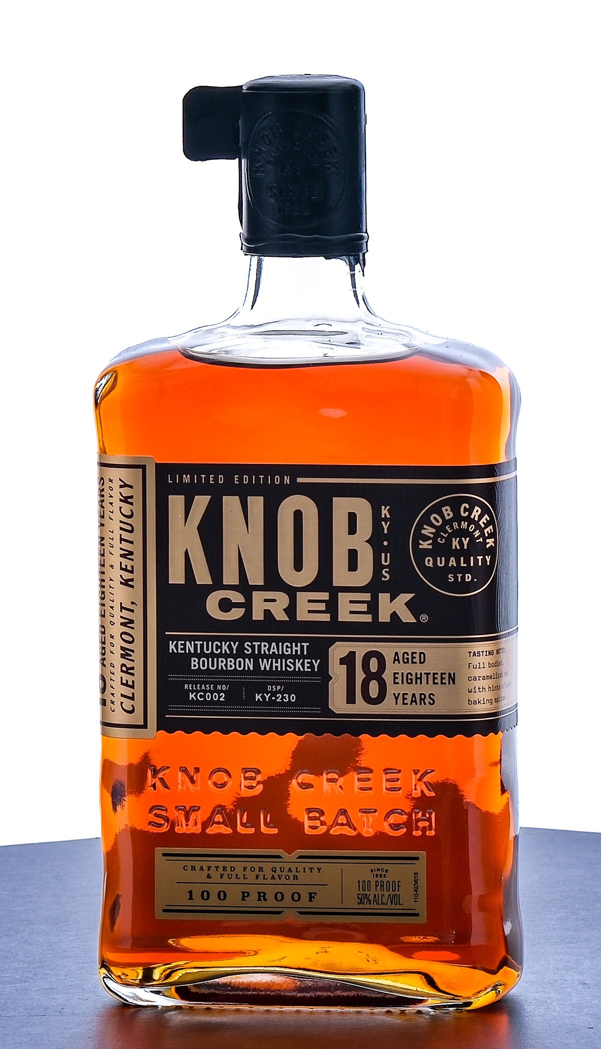 Knob Creek Limited Edition 18 Year Small Batch Bourbon (Release No/ KC002)
