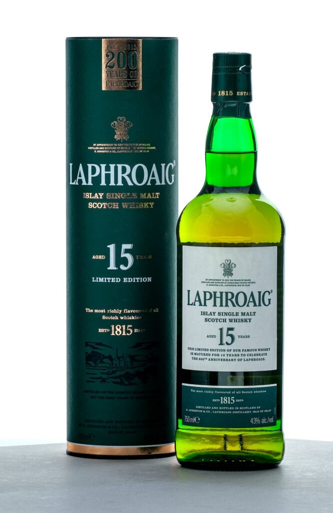 Laphroaig 15 Year Islay Single Malt Scotch 200 Years 1815 - 2015
