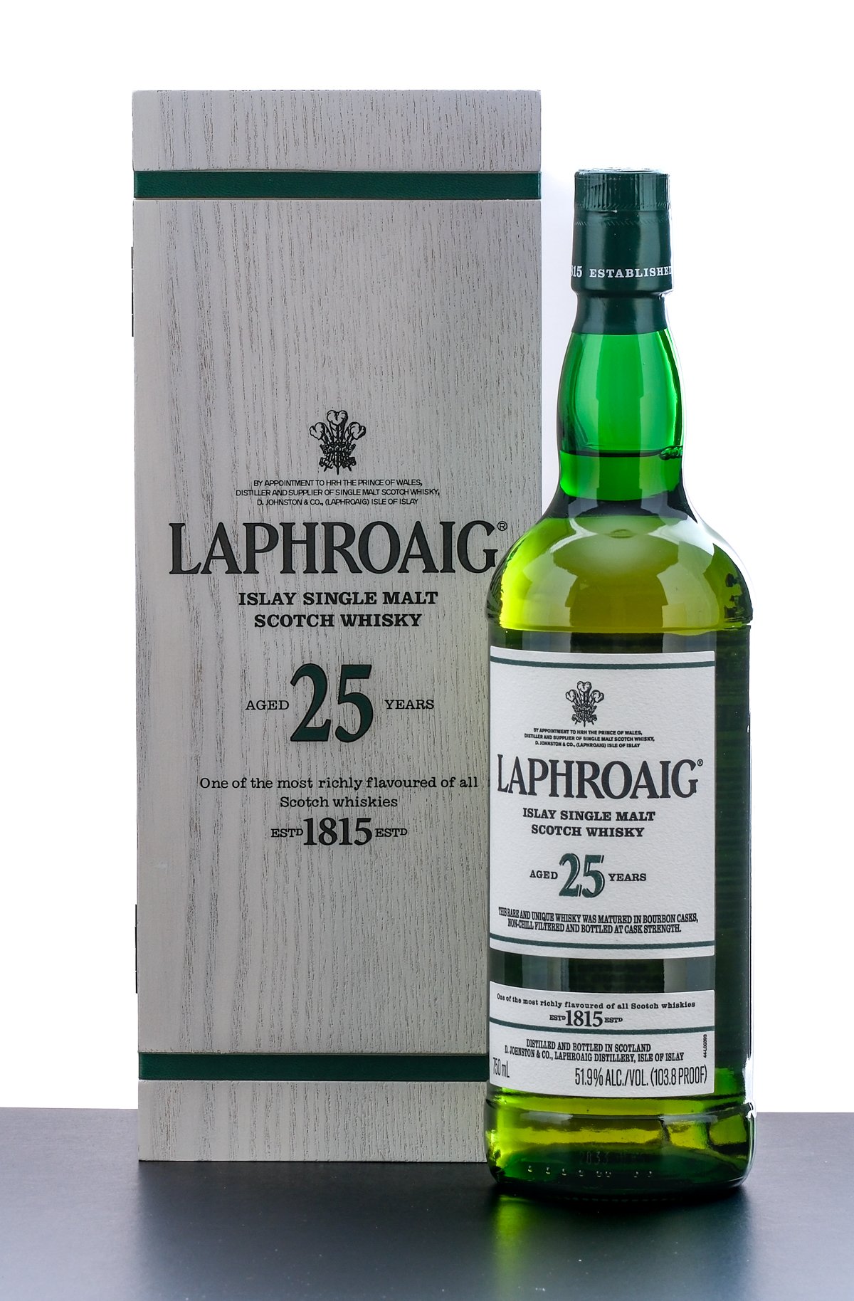 Laphroaig 25 Year Cask Strength Islay Single Malt Scotch 2021