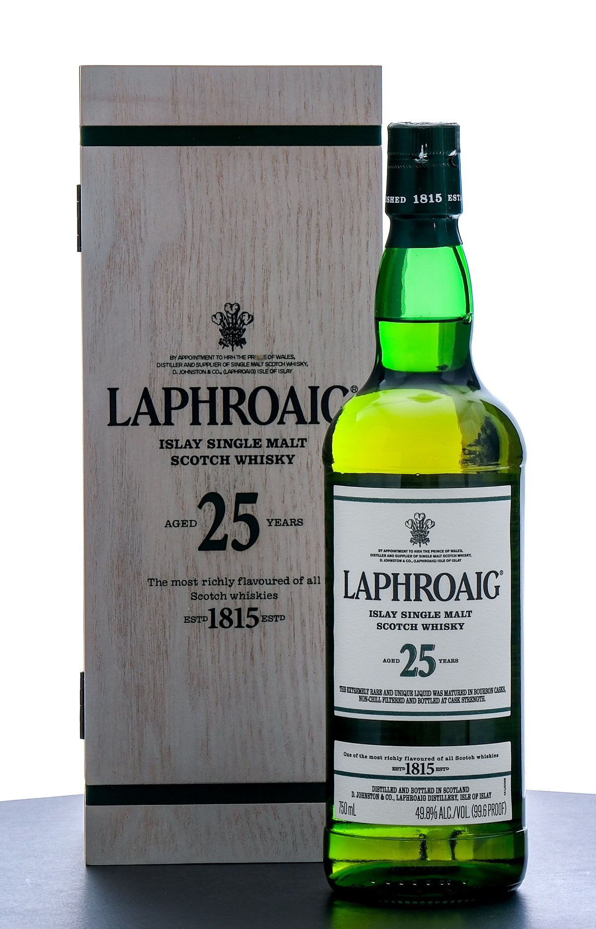 Laphroaig 25 Year Old Islay Single Malt Scotch 2020