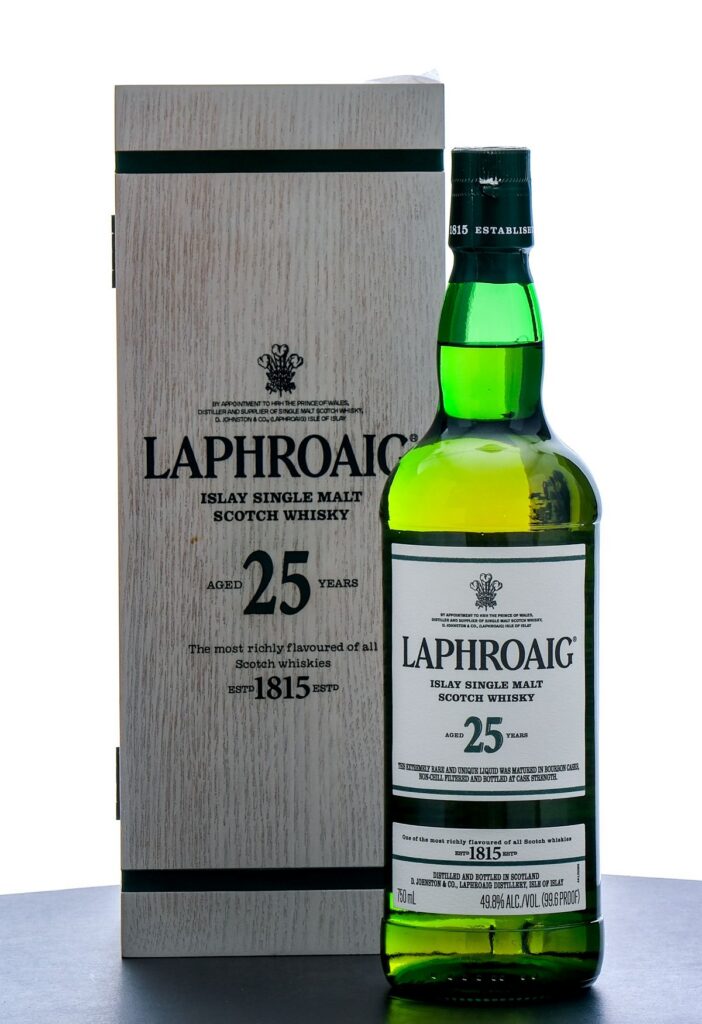 Laphroaig 25 Year Old Islay Single Malt Scotch 2020