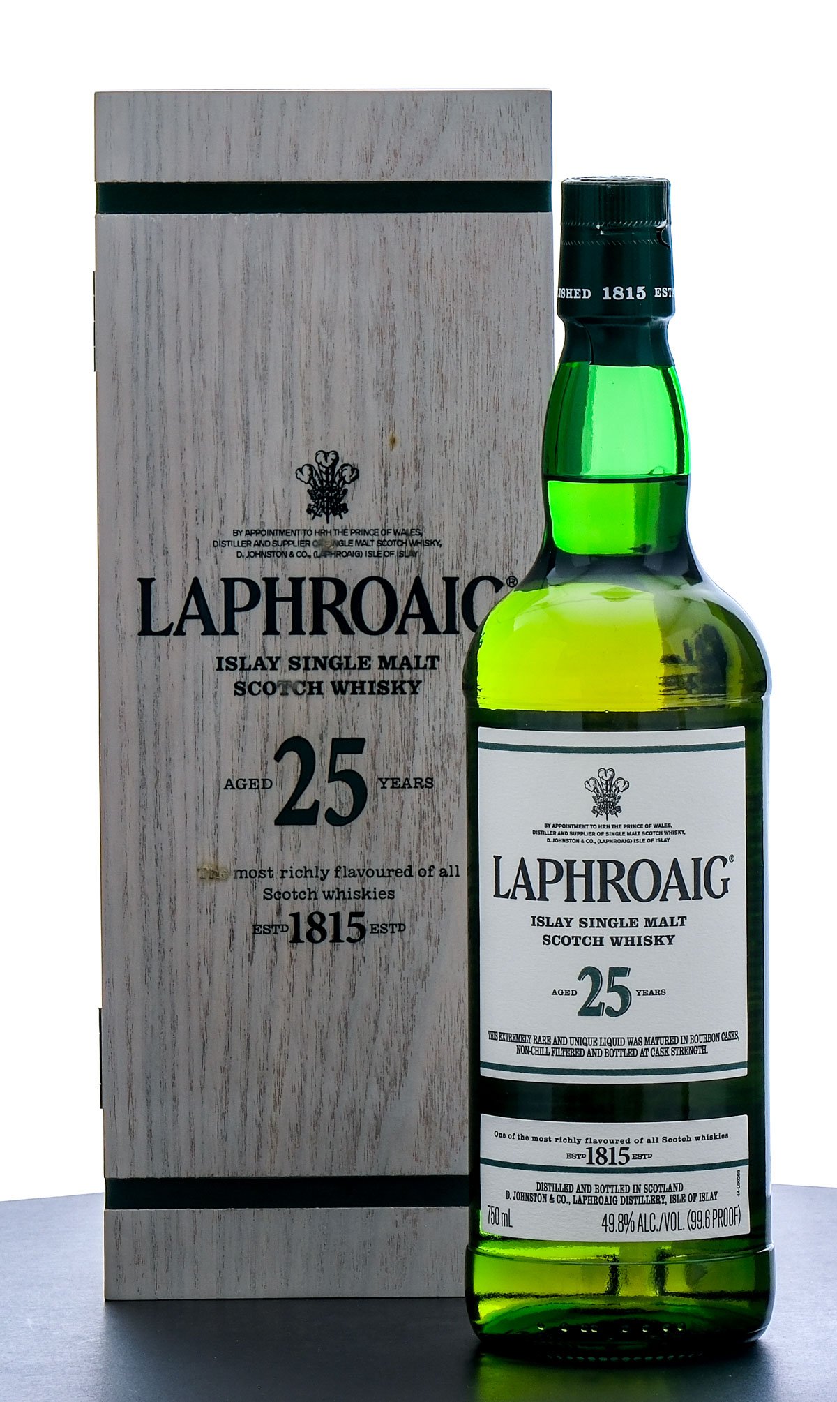 Laphroaig 25 Year Old Islay Single Malt Scotch 2020