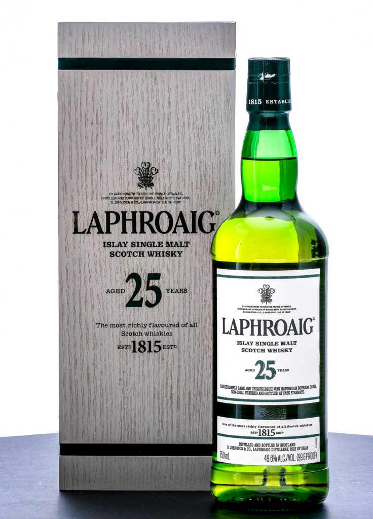 Laphroaig 25 Year Old Islay Single Malt Scotch Whisky 2020