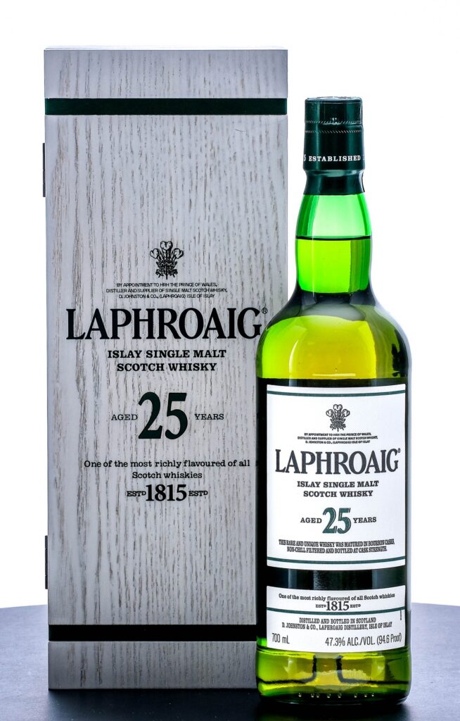 Laphroaig 25 Year Old Islay Single Malt Scotch Whisky 2023